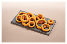 Spicy onion rings